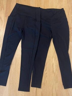 Beyond Yoga Black High-Waist Leggings Duo
